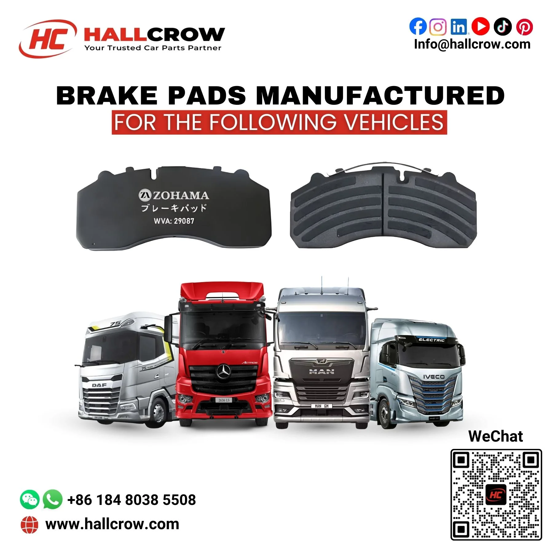 WVA 29087 Brake Pads 