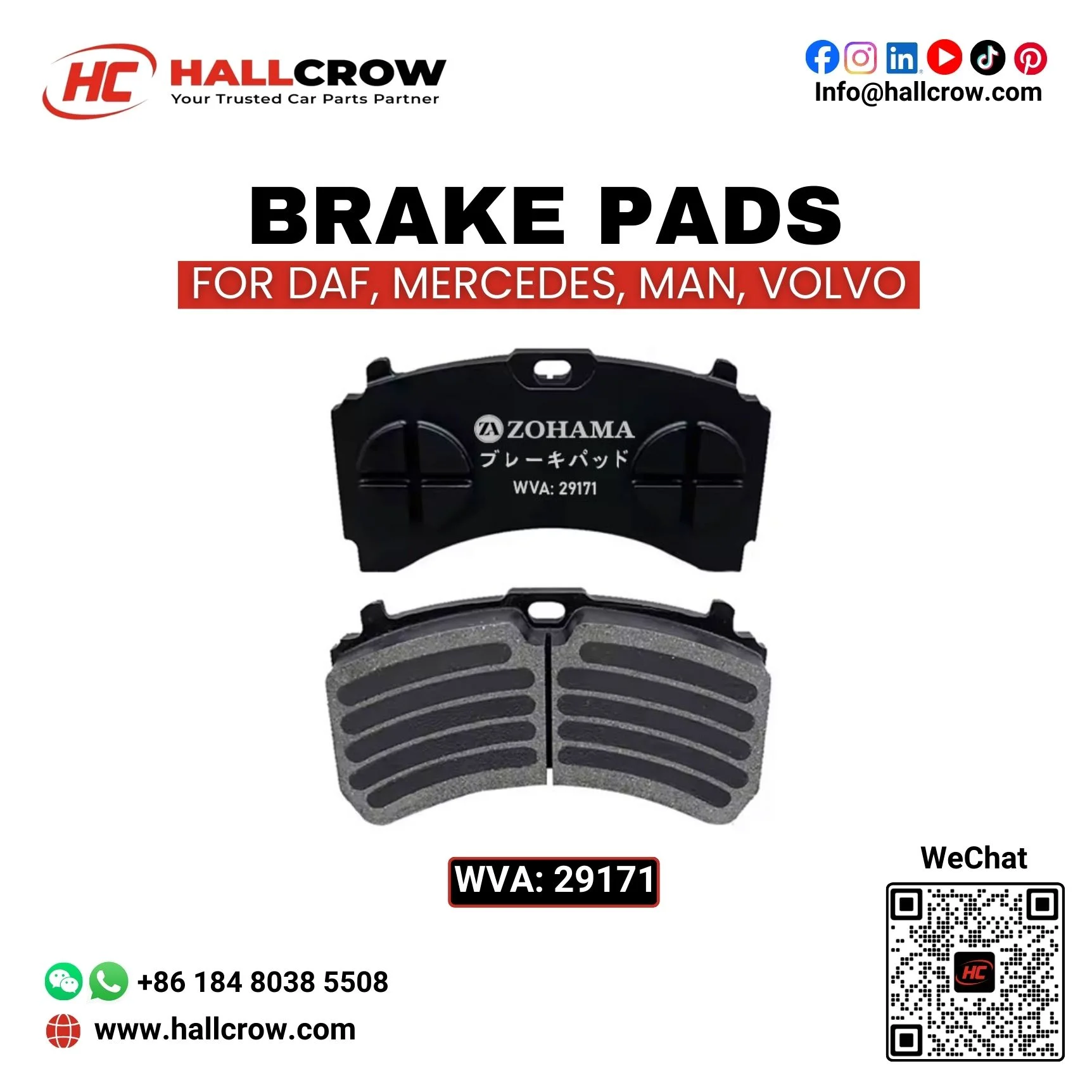 WVA 29171 Brake Pads
