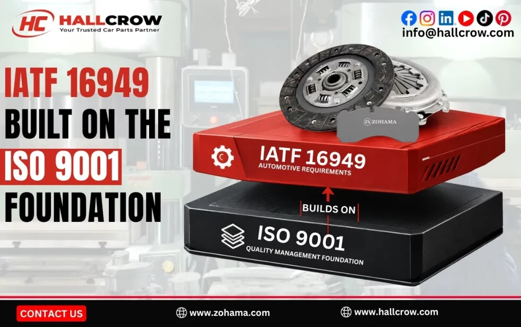 IATF 16949 built on the ISO 9001 foundation.